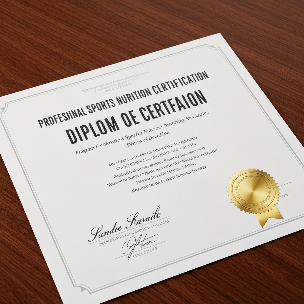 Sports Nutrition Certification